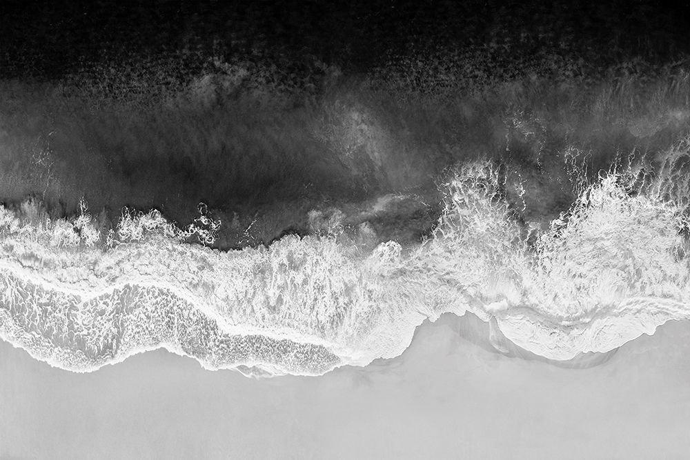 Waves in Black and White art print by Maggie Olsen for $57.95 CAD