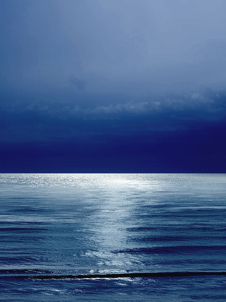 Moonlit Ocean Blue III art print by Maggie Olsen for $57.95 CAD