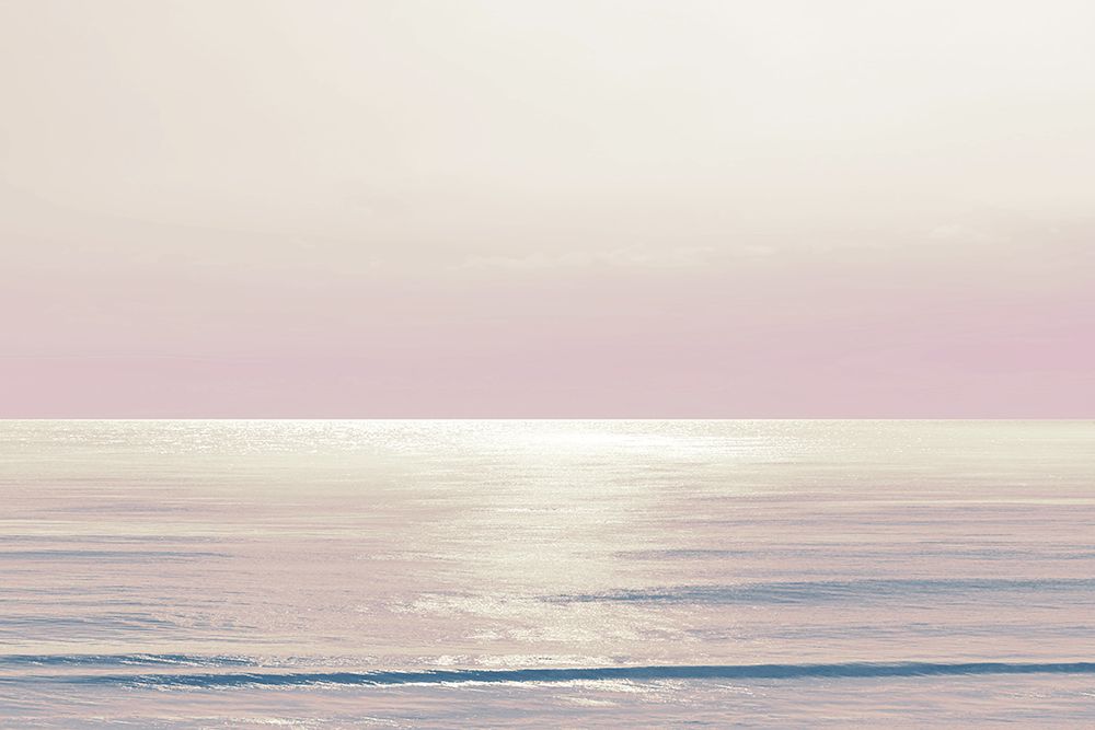 Moonlit Ocean Pink Blush I art print by Maggie Olsen for $57.95 CAD