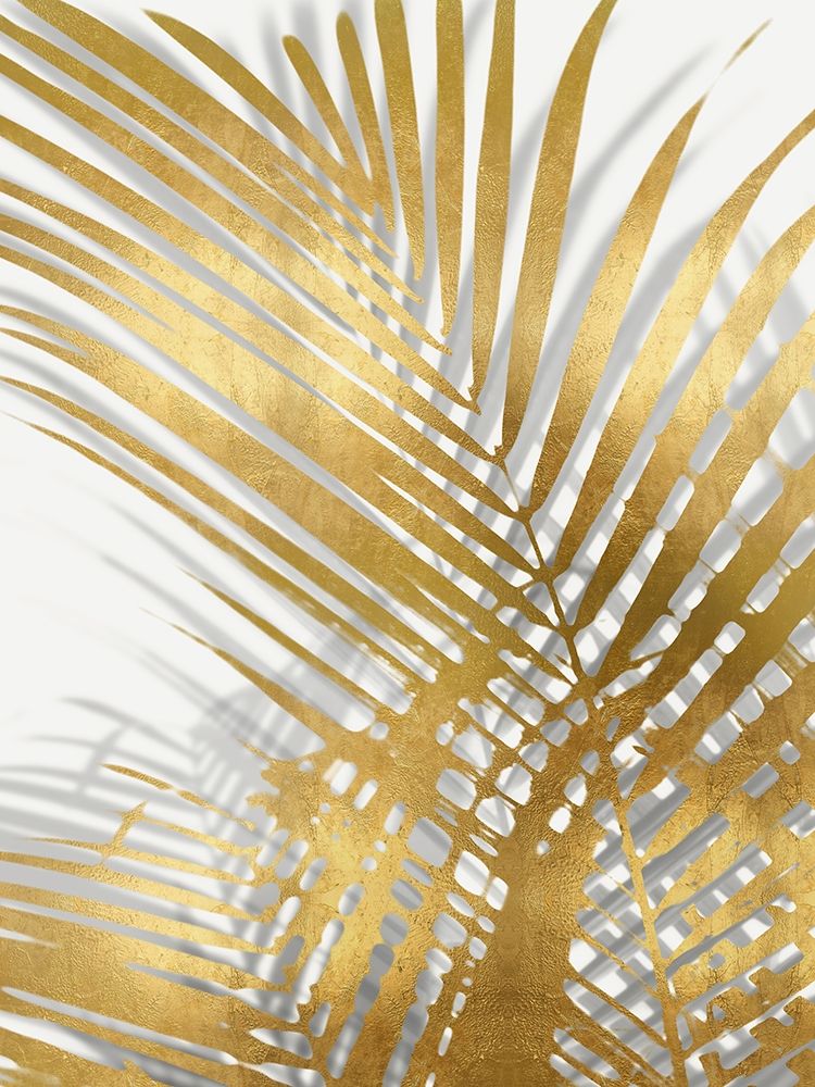 Palm Shadows Gold I art print by Melonie Miller for $57.95 CAD