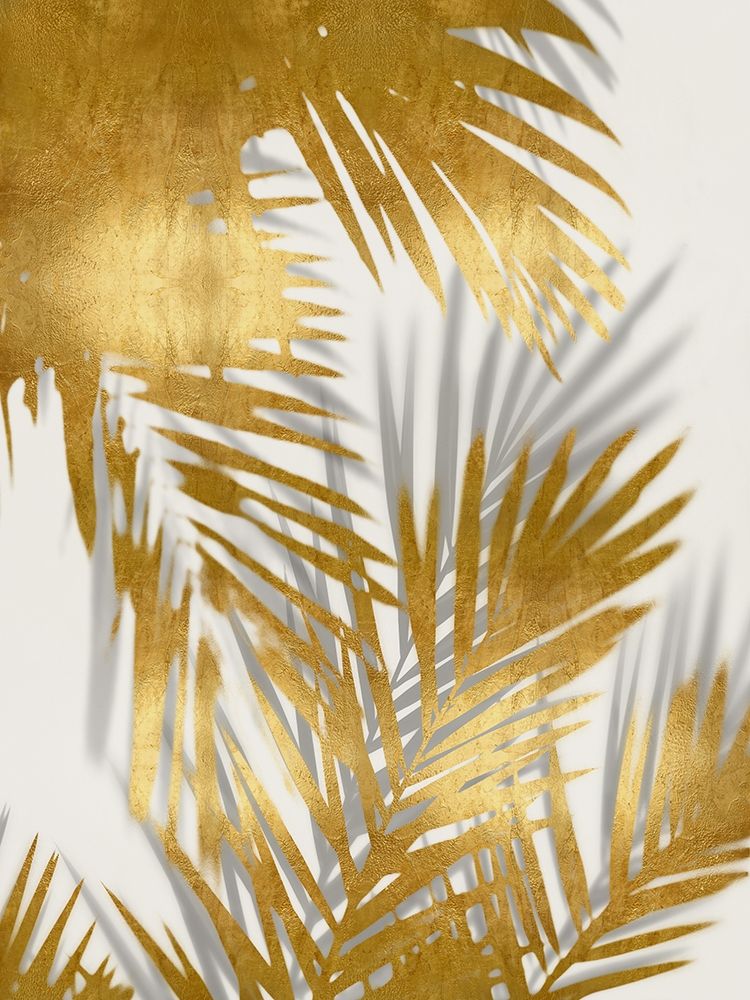 Palm Shadows Gold II art print by Melonie Miller for $57.95 CAD