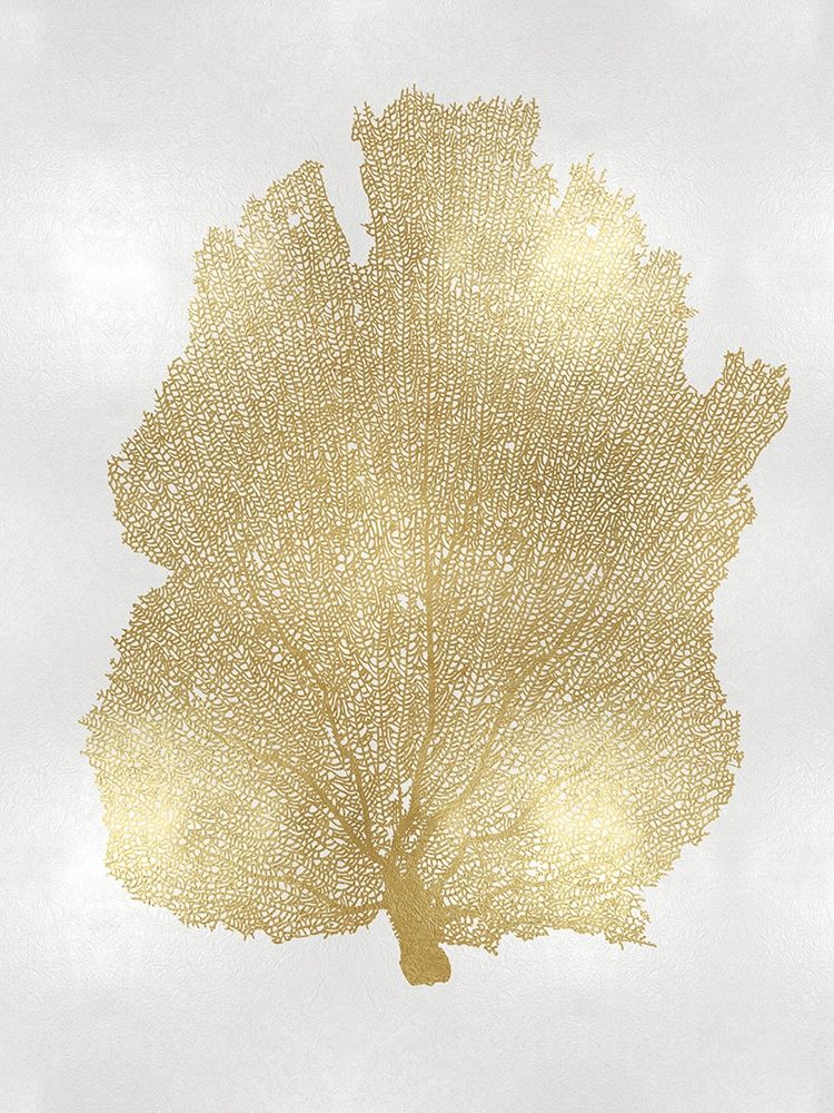 Sea Fan Gold I art print by Melonie Miller for $57.95 CAD