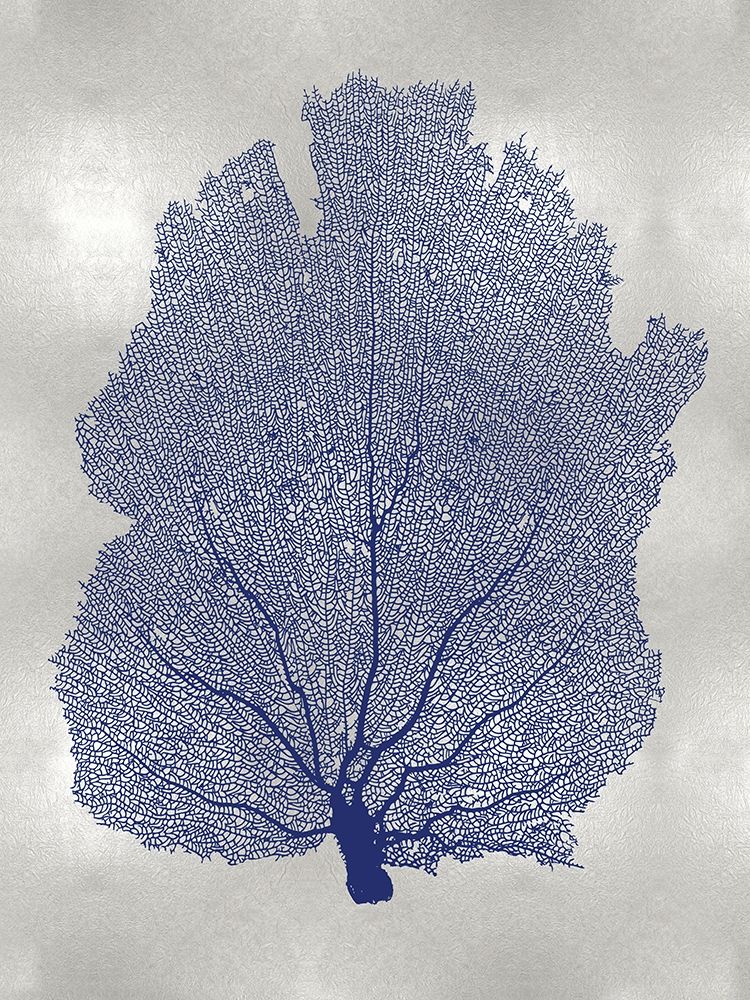 Sea Fan Indigo Blue I art print by Melonie Miller for $57.95 CAD