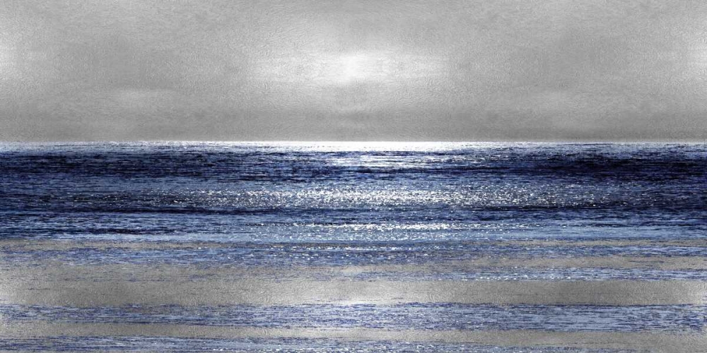 Silver Seascape II art print by Michelle Matthews for $57.95 CAD