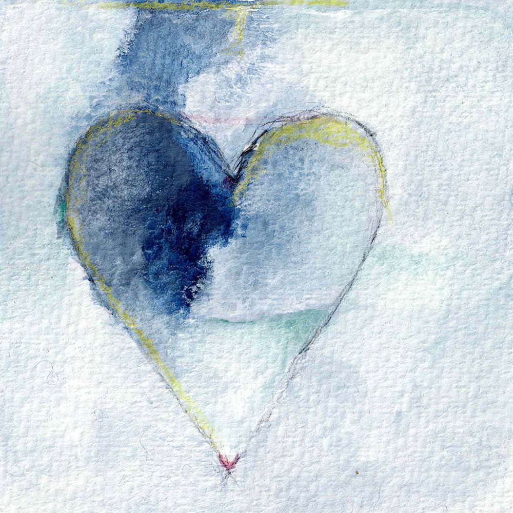 Navy Love art print by Michelle Oppenheimer for $57.95 CAD