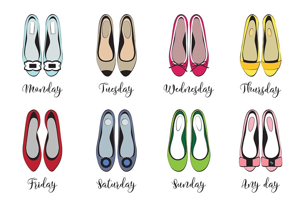 Shoe Week art print by Martina Pavlova for $57.95 CAD