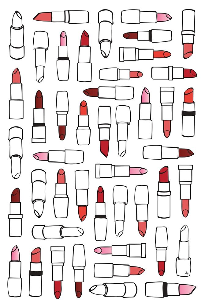 Simply Lipstick art print by Martina Pavlova for $57.95 CAD