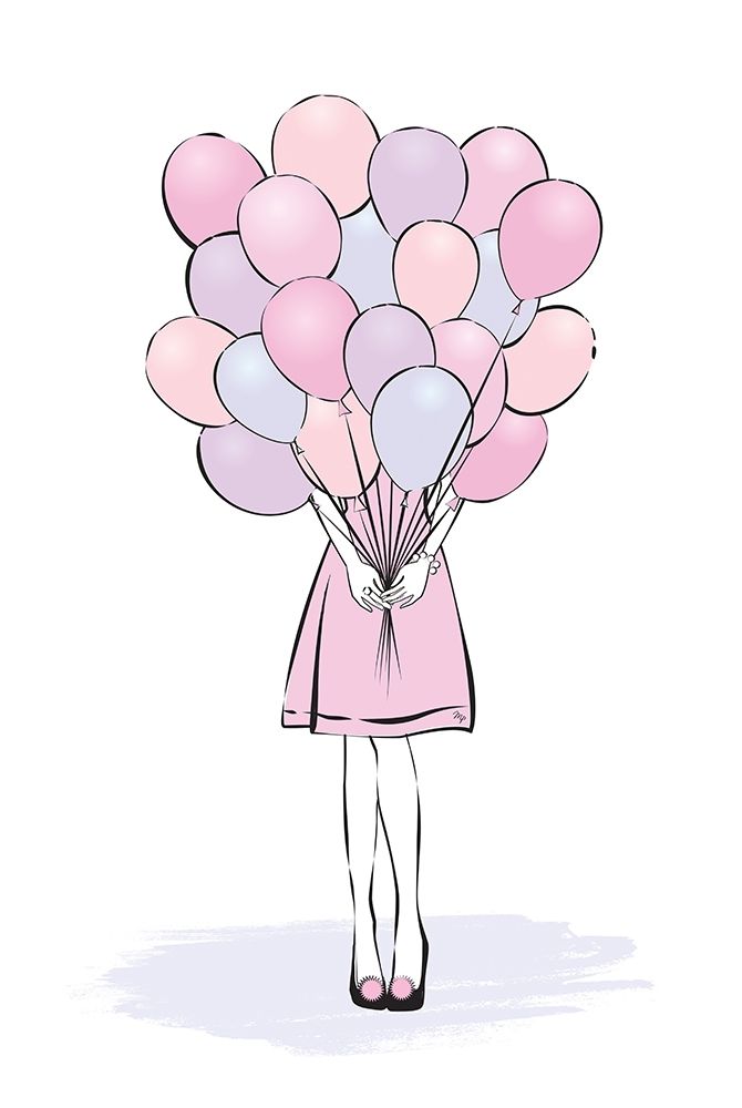Balloons art print by Martina Pavlova for $57.95 CAD