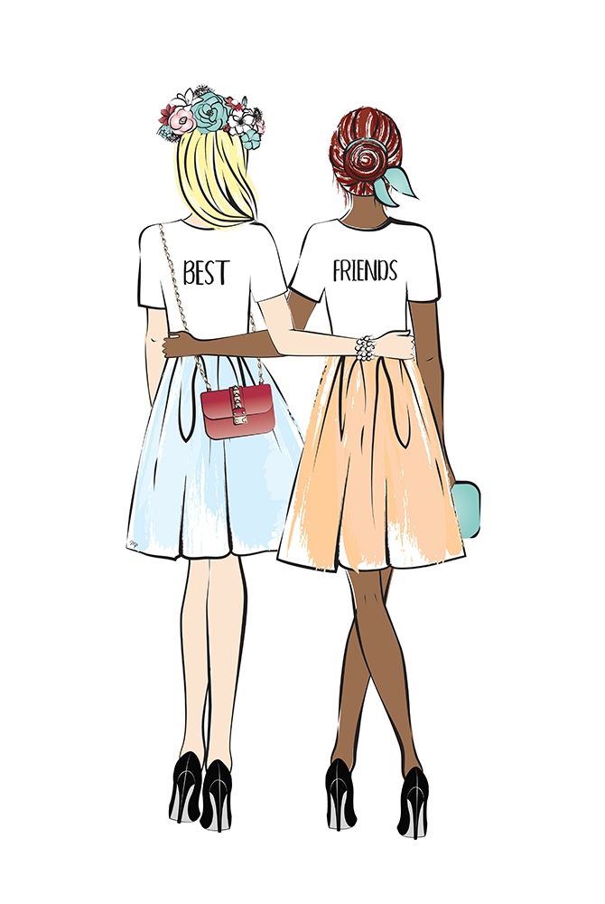 Girlfriends I art print by Martina Pavlova for $57.95 CAD