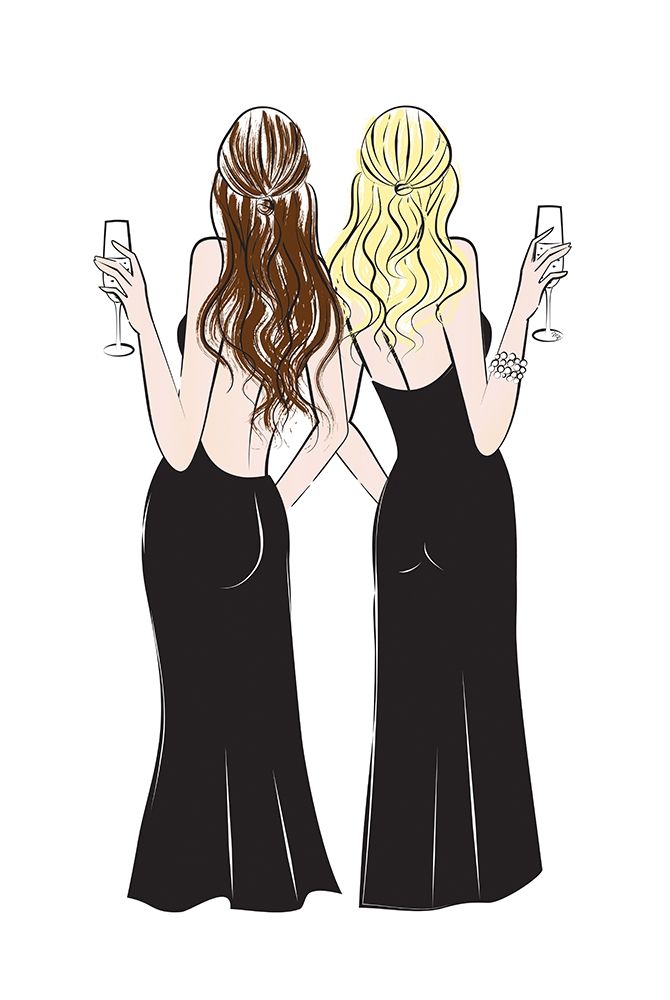 Cheers Girls I art print by Martina Pavlova for $57.95 CAD
