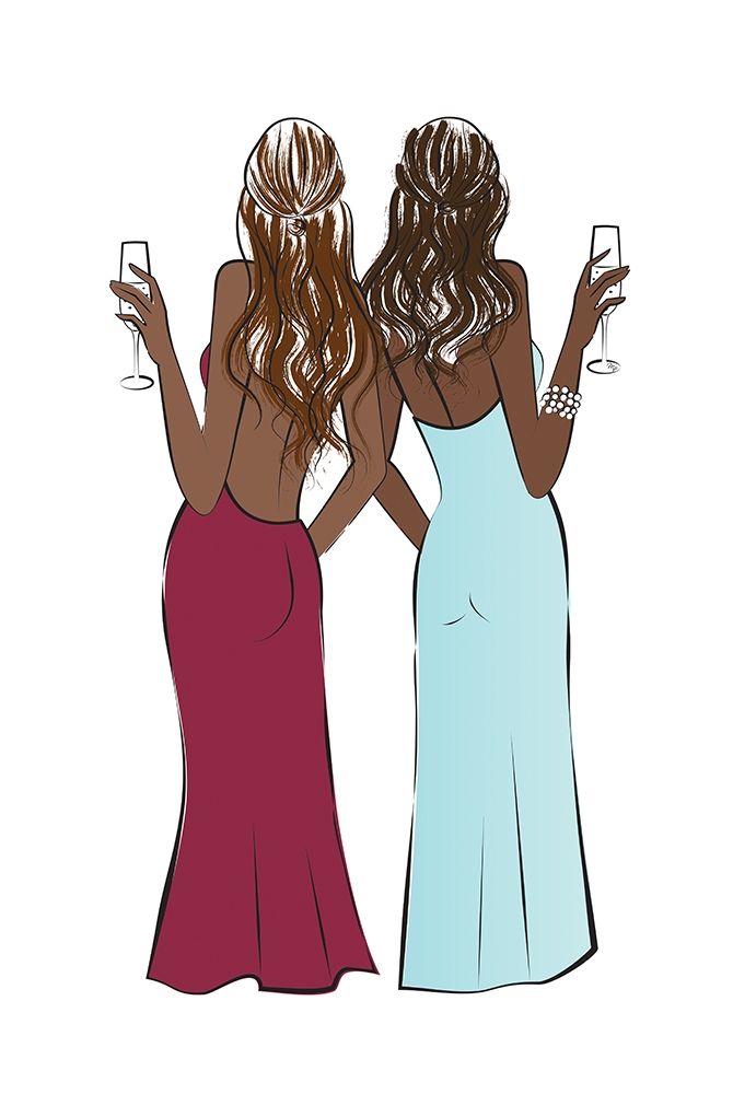 Cheers Girls II art print by Martina Pavlova for $57.95 CAD