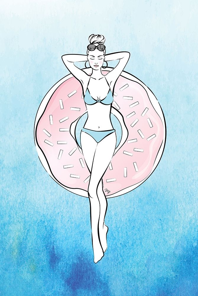 Donut Relax art print by Martina Pavlova for $57.95 CAD