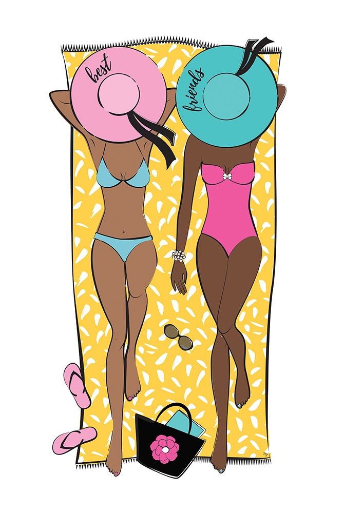 Summer Girls I art print by Martina Pavlova for $57.95 CAD