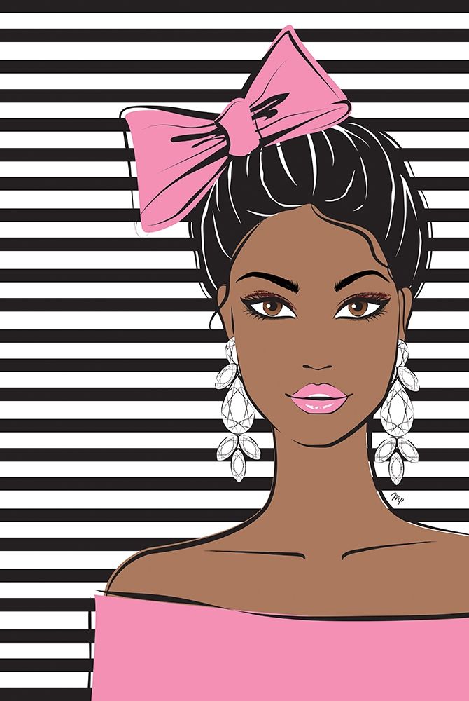 Bow Girl I art print by Martina Pavlova for $57.95 CAD