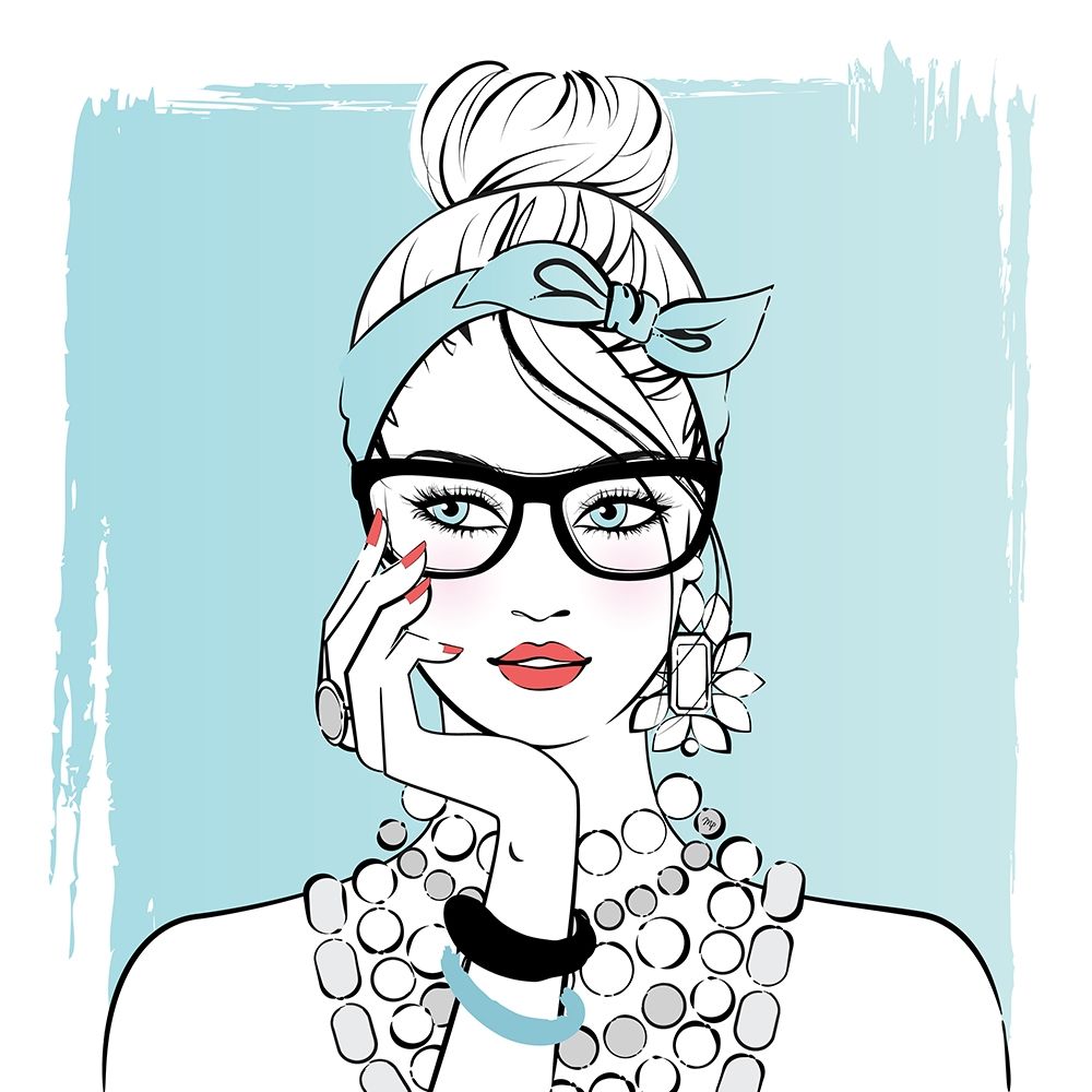 Planner Girl art print by Martina Pavlova for $57.95 CAD