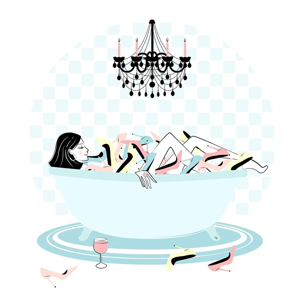 Shoe Bath art print by Martina Pavlova for $57.95 CAD