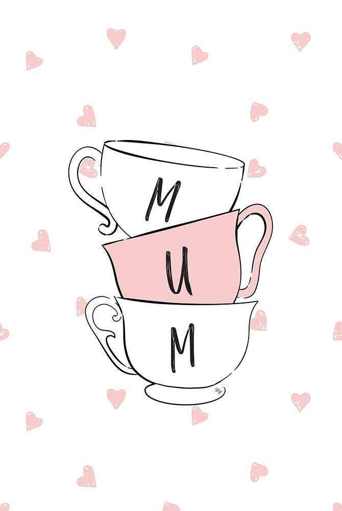 Mum Cups art print by Martina Pavlova for $57.95 CAD