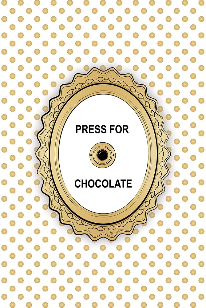 Press 4 Chocolate art print by Martina Pavlova for $57.95 CAD