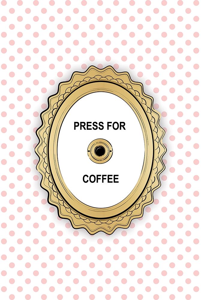 Press 4 Coffee art print by Martina Pavlova for $57.95 CAD