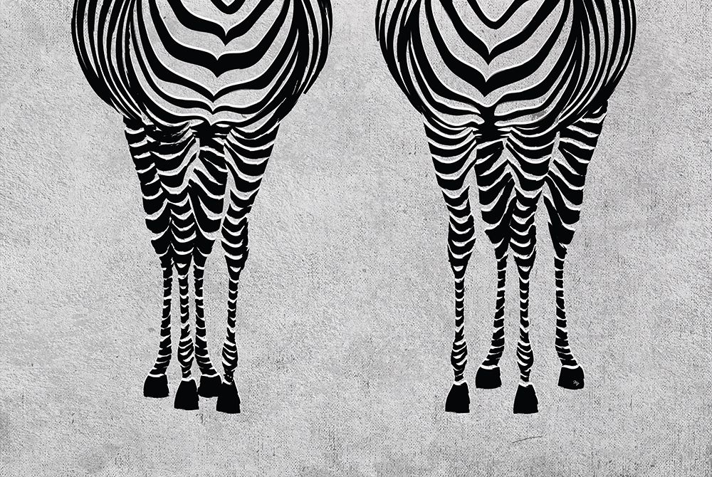Zebras art print by Martina Pavlova for $57.95 CAD
