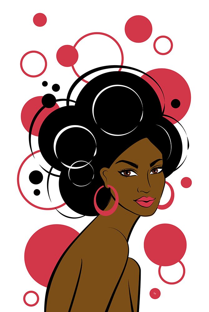 60s Bubbles art print by Martina Pavlova for $57.95 CAD