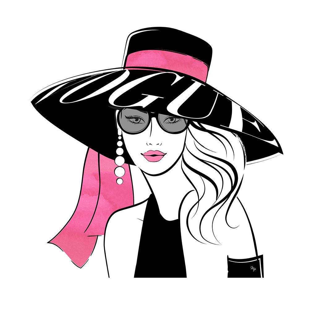 Vogue Lady art print by Martina Pavlova for $57.95 CAD