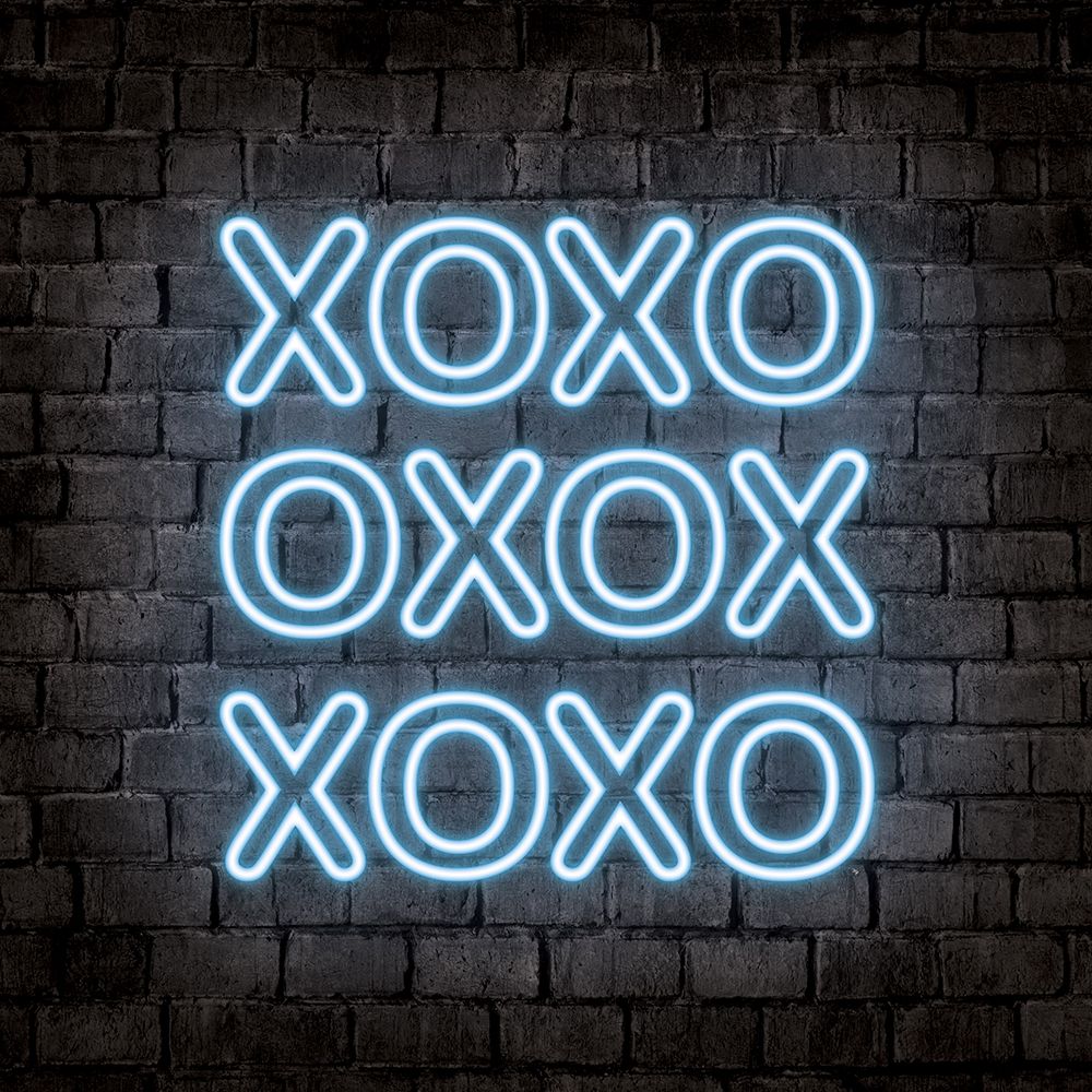XOXO Blue art print by Martina Pavlova for $57.95 CAD