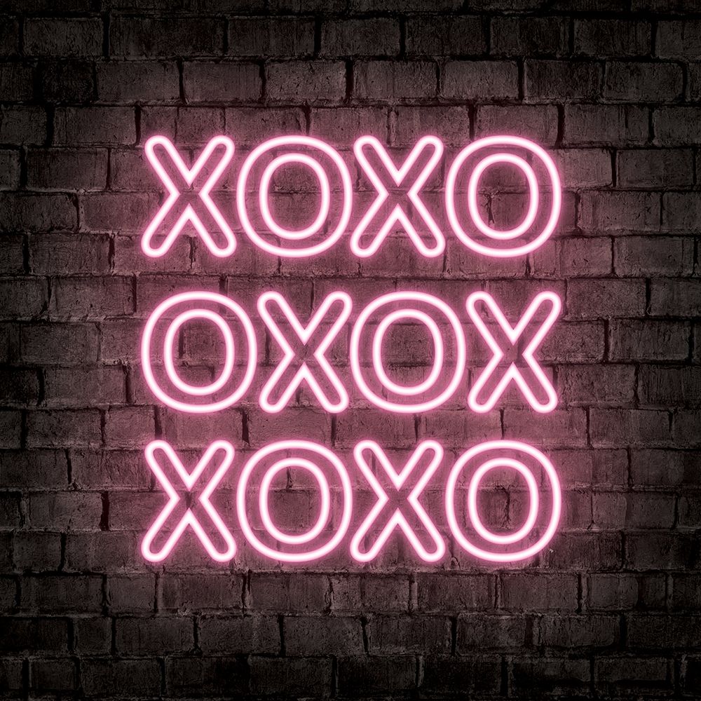 XOXO Pink art print by Martina Pavlova for $57.95 CAD