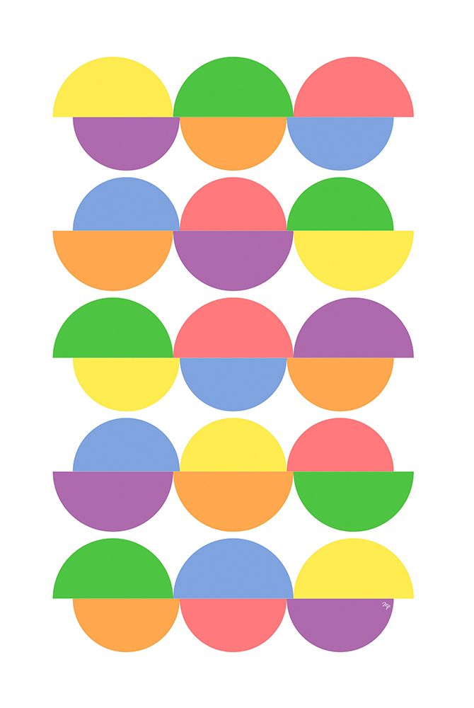 Half Moons art print by Martina Pavlova for $57.95 CAD