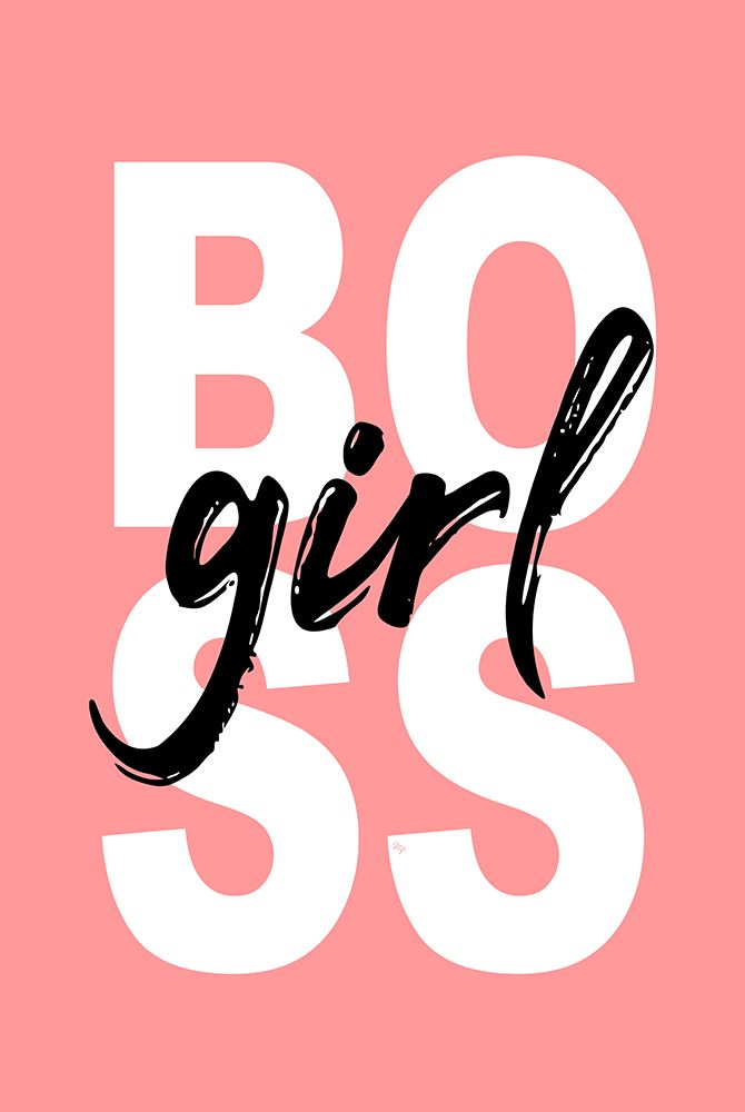 Girl Boss art print by Martina Pavlova for $57.95 CAD