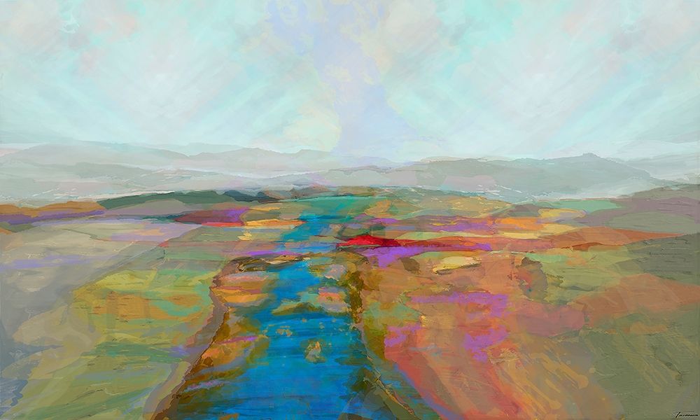 Mountain vista I art print by Michael Tienhaara for $57.95 CAD