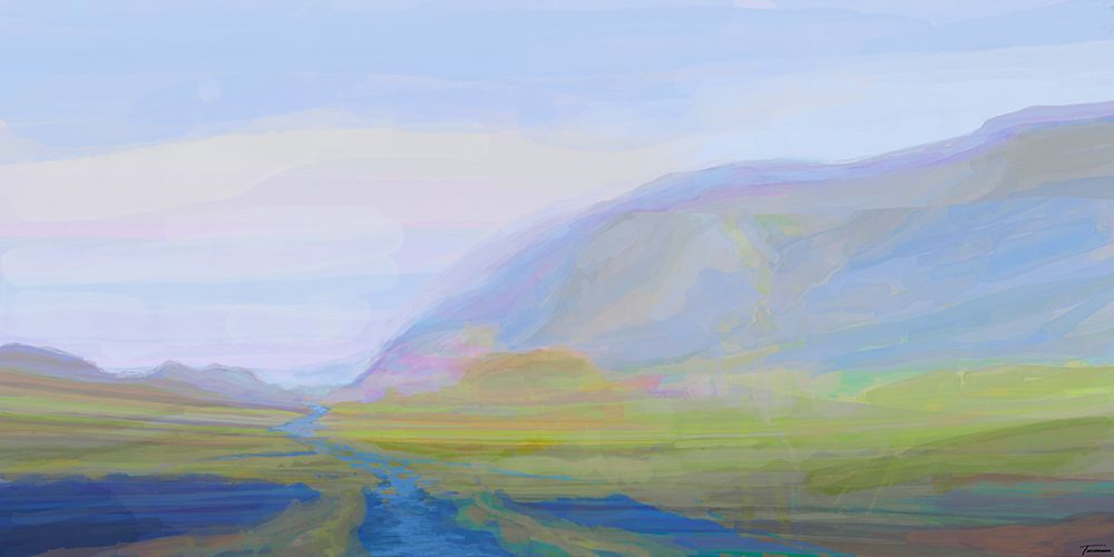 Light Landscape II art print by Michael Tienhaara for $57.95 CAD