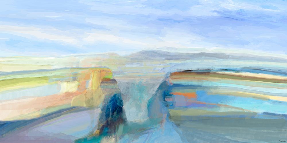 Blue Canyon I art print by Michael Tienhaara for $57.95 CAD