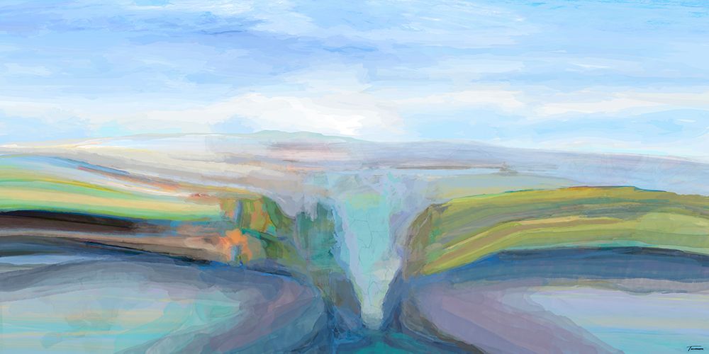 Blue Canyon II art print by Michael Tienhaara for $57.95 CAD