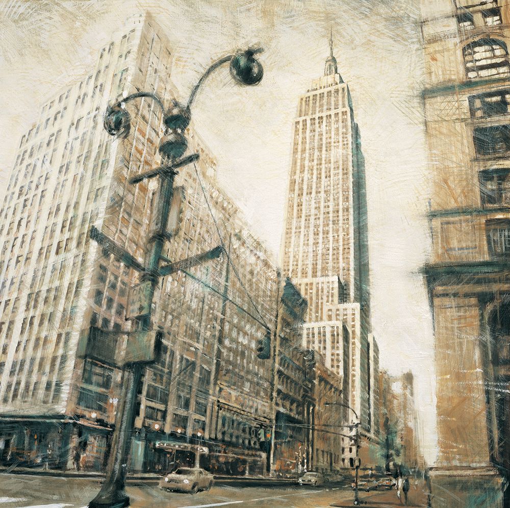 Emp St Bldg fr MadisonAve art print by Matthew Daniels for $57.95 CAD