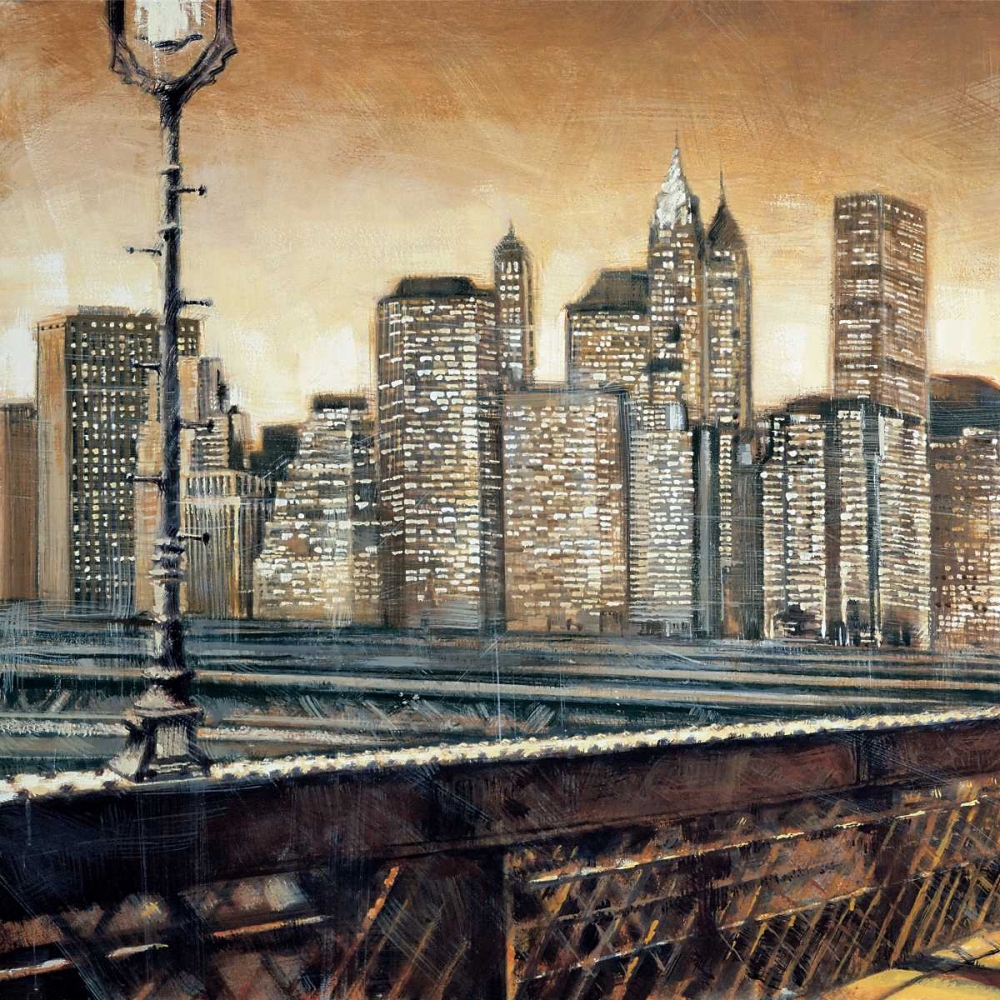 Manhattan Sunset I art print by Matthew Daniels for $57.95 CAD