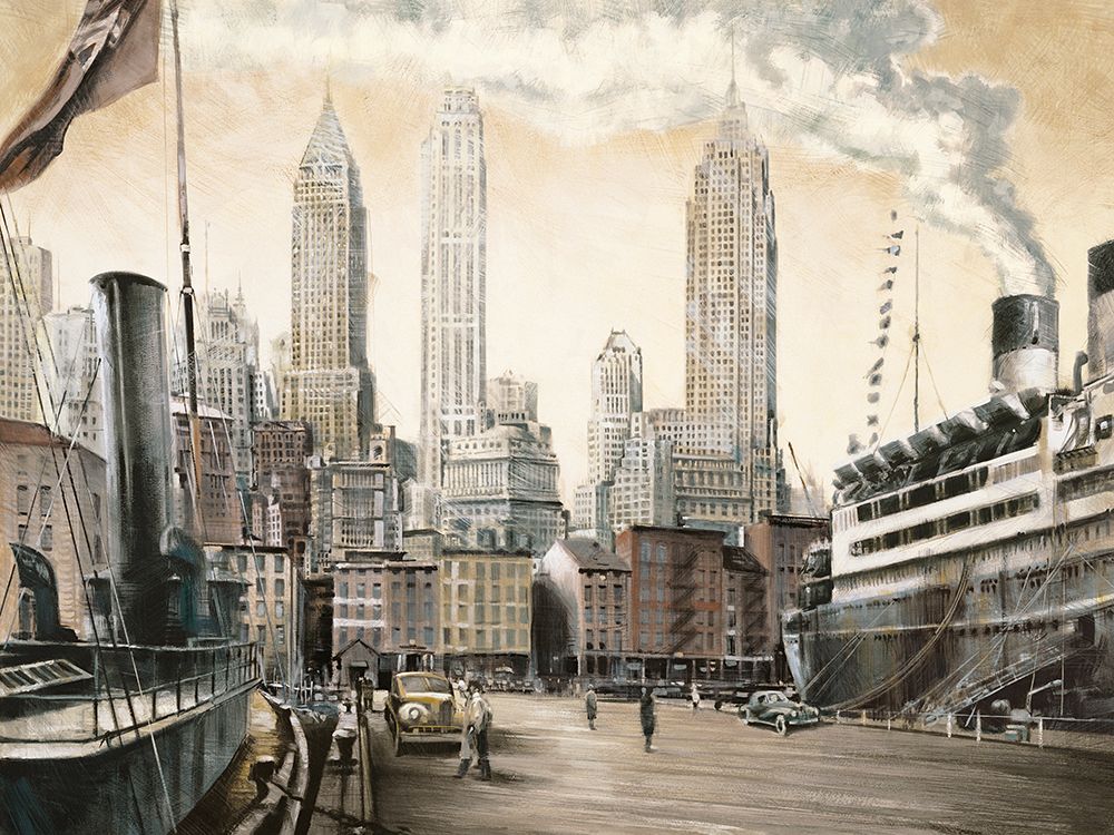 Departure, New York art print by Matthew Daniels for $57.95 CAD