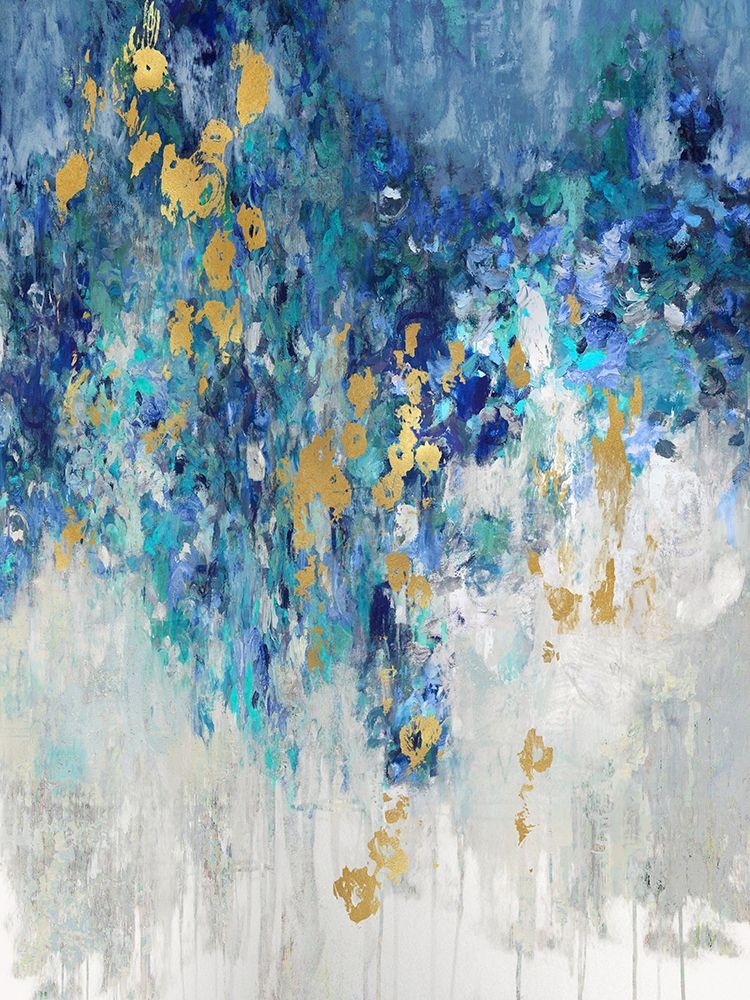 Cascading Blues II art print by Nikki Robbins for $57.95 CAD