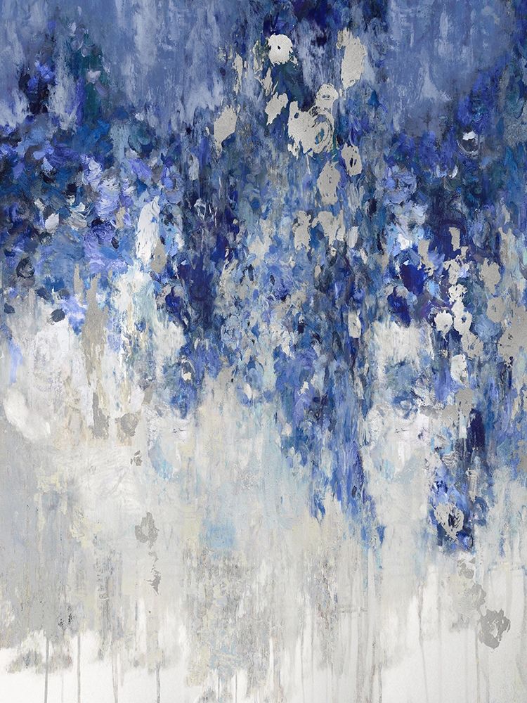 Cascade Indigo with Silver art print by Nikki Robbins for $57.95 CAD