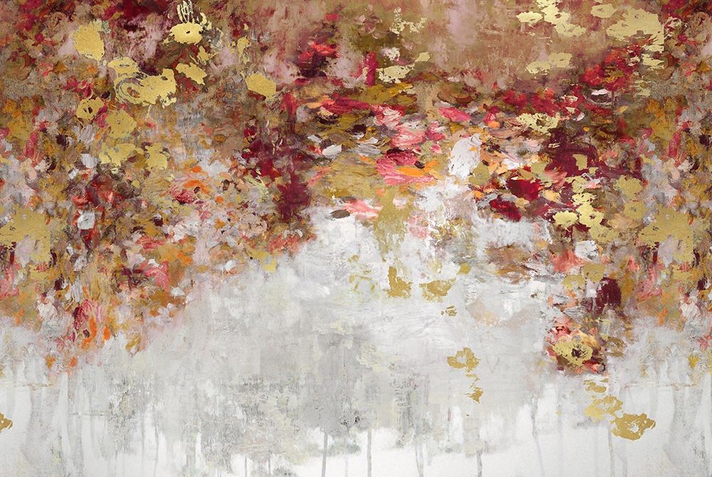 Charmed Red and Gold art print by Nikki Robbins for $57.95 CAD