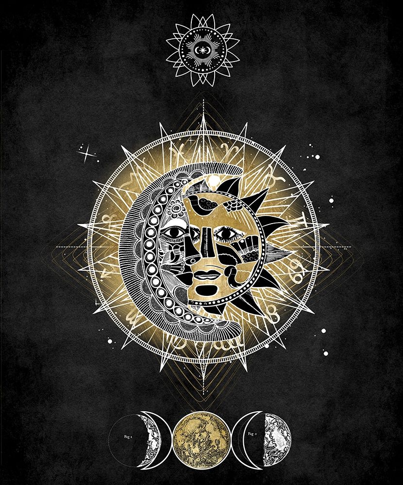 Moon and Sun II art print by Oliver Jeffries for $57.95 CAD