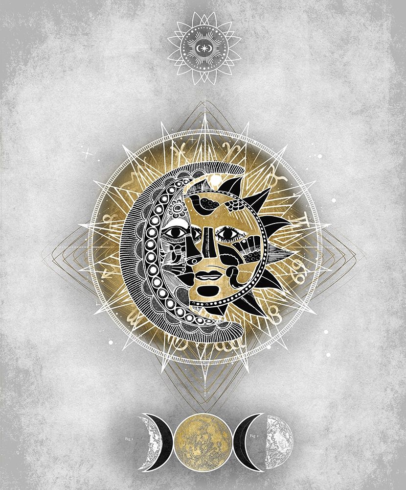 Moon and Sun I art print by Oliver Jeffries for $57.95 CAD