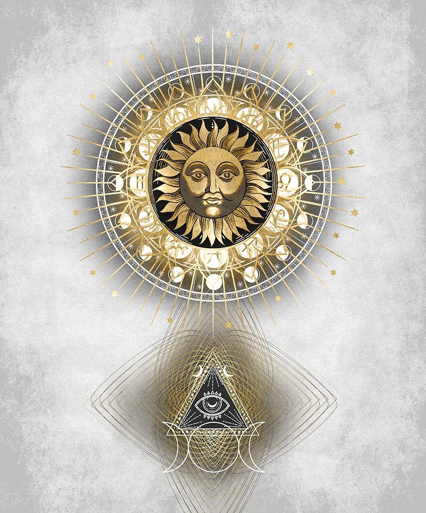 Radiant Sun I art print by Oliver Jeffries for $57.95 CAD