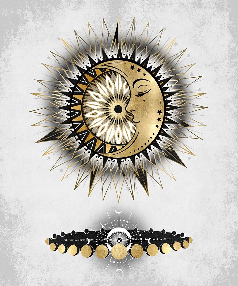 Meditative Moon I art print by Oliver Jeffries for $57.95 CAD