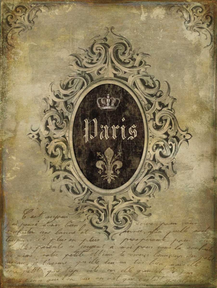 Paris Classique I art print by Oliver Jeffries for $57.95 CAD