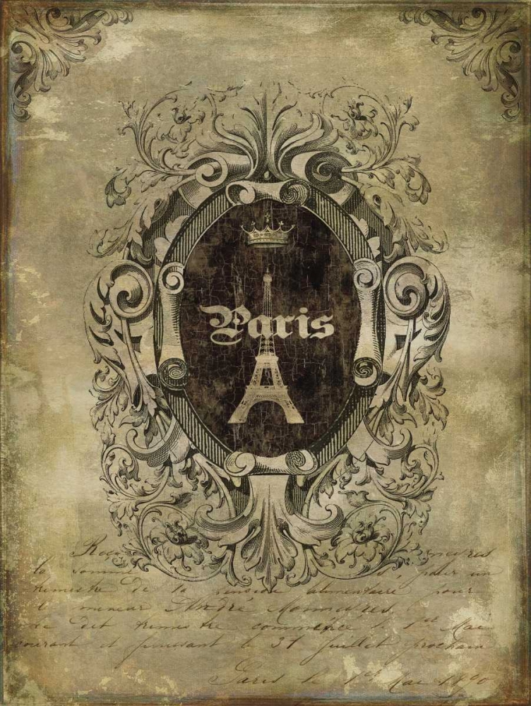 Paris Classique II art print by Oliver Jeffries for $57.95 CAD