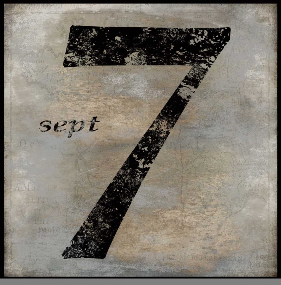 sept art print by Oliver Jeffries for $57.95 CAD