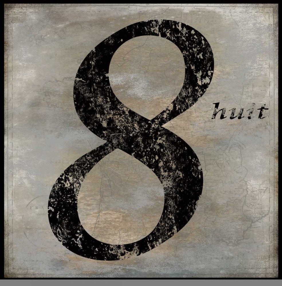 huit art print by Oliver Jeffries for $57.95 CAD