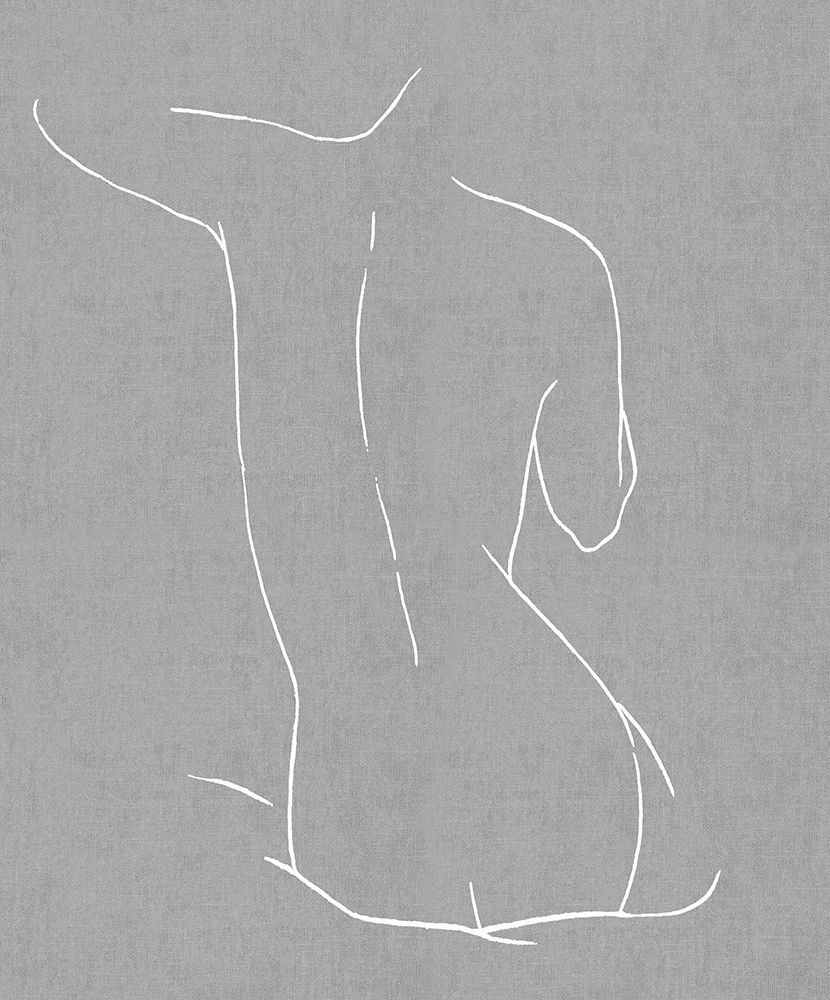 Female Figure Gray V art print by Madeline Blake for $57.95 CAD