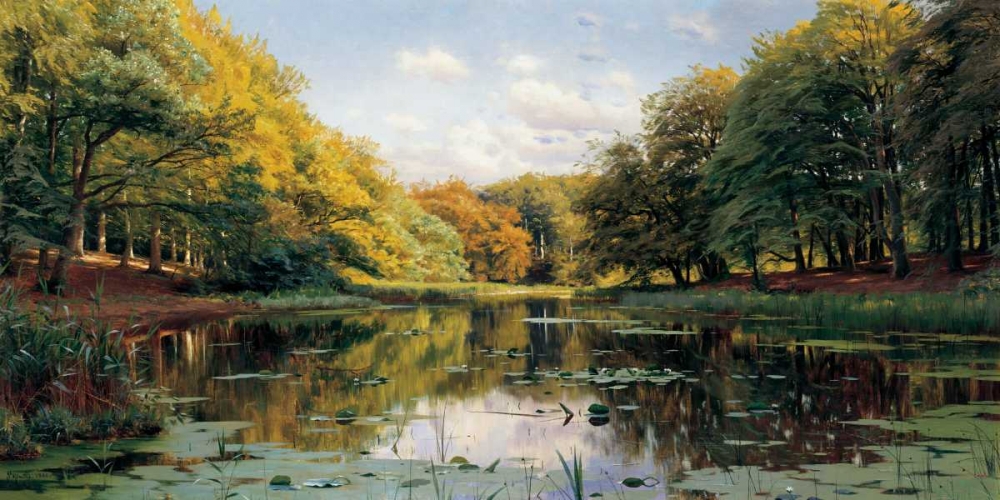 River Landscape art print by Peder Monsted for $57.95 CAD
